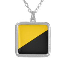 Anarcho Capitalist Black and Yellow Necklace