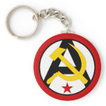Anarcho-communist logo keychains