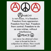 Anarcho-Peace Flyer flyers