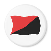 Anarcho-Syndicalism Flag Magnet