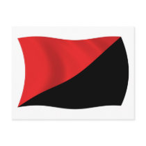 Anarcho-Syndicalism Flag Postcard