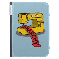 Anarchy Banner Sewing Machine Kindle 3 Cases
