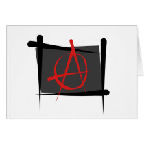 Anarchy Brush Flag Cards