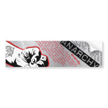 anarchy bumpersticker bumper stickers