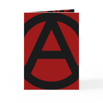 Anarchy Christmas Greeting Card