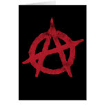 Anarchy Circle A Greeting Cards