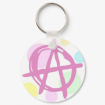 Anarchy Dots Keychain by KrispysKingdom Anarchy Dots Keychain