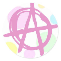 Anarchy Dots Stickers by KrispysKingdom Anarchy Dots Stickers