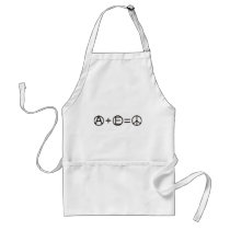 Anarchy + Equality = Peace Aprons
