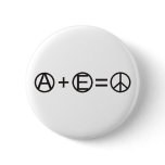 Anarchy + Equality = Peace Pinback Buttons