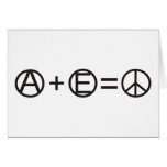 Anarchy + Equality = Peace Cards