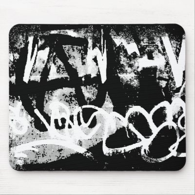 Anarchy Graffiti Mouse Pad by Artamatik