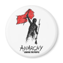Anarchy Leading the People Fridge Magnets