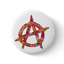 Anarchy Peace Plain Pinback Buttons