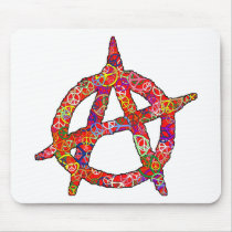 Anarchy Peace Plain Mouse Pads