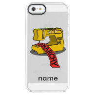 Anarchy Sewing Machine Uncommon Clearly™ Deflector iPhone 5 Case