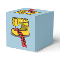 Anarchy Sewing Machine Party Favor Boxes