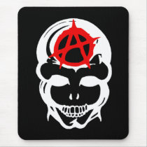 Anarchy Skull Mouse Pad