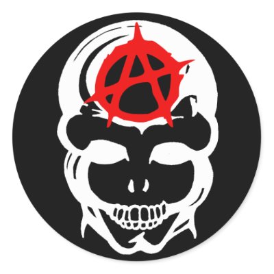 Anarchy Skull henna tattoo design