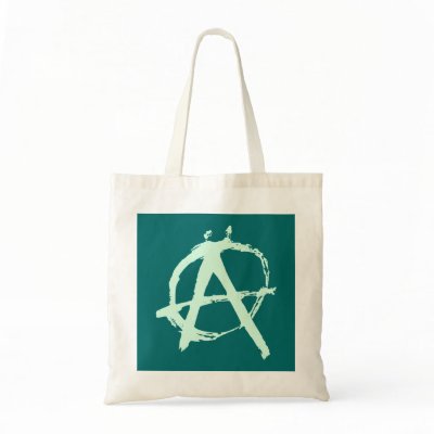 anarchy symbol canvas bag by anacletocold