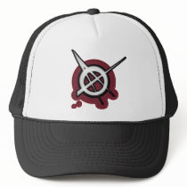 ANARCHY symbol burnt flesh hats by punkrocktshirts ANARCHY symbol burnt flesh hats