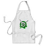 ANARCHY symbol green Apron