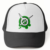 ANARCHY symbol green hats by punkrocktshirts ANARCHY symbol green hats