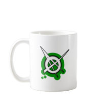ANARCHY symbol green Mugs