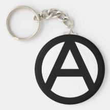 Anarchy Symbol Key Chains