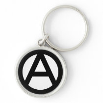 Anarchy Symbol Key Chains