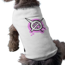 ANARCHY symbol pink pet clothing