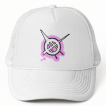 ANARCHY symbol pink hats by punkrocktshirts ANARCHY symbol pink hats