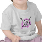 ANARCHY symbol pink T Shirts