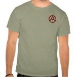 Anarchy symbol (small logo) men's t-shirt