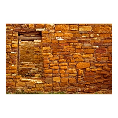 Anasazi Great House Ruins Poster by WanderLinArts