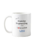 Anatolian Shepherd Dog Lick Design Coffee Mug