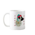 Anatolian Shepherd Dog Santa Paws mugs by GreyWolfCreation Anatolian Shepherd Dog Santa Paws mugs