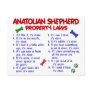 ANATOLIAN SHEPHERD Property Laws 2 Postcards