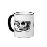 Anatomical Beaver Skull Black & White Coffee Mug