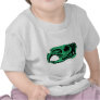 Anatomical Beaver Skull Green T-shirts
