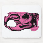 Anatomical Beaver Skull Pink Mousepads