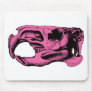 Anatomical Beaver Skull Pink Mousepads