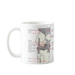 Anatomical Diagram of a Human Right Knee Joint Coffee Mugs