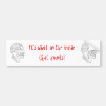 anatomical head bumper stickers