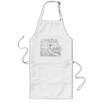 anatomical head close up apron