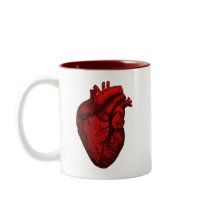 Anatomical Human Heart Coffee Mug