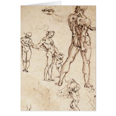 Anatomical  Studies Greeting Cards by ImmortalArtwork