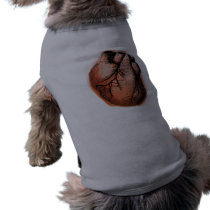 Anatomically Correct Heart Doggie Tshirt