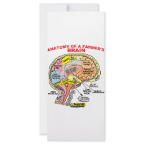 ANATOMY OF A FARMER'S BRAIN rack cards by agriculture_gifts ANATOMY OF A FARMER'S BRAIN rack cards