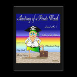 Anatomy of a Pirate Wench postcards